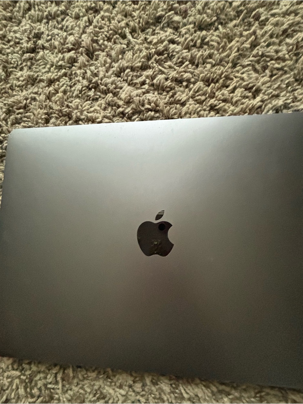 Apple MacBook Laptop - Space Gray Apple Logo broken screen  fixable or parts